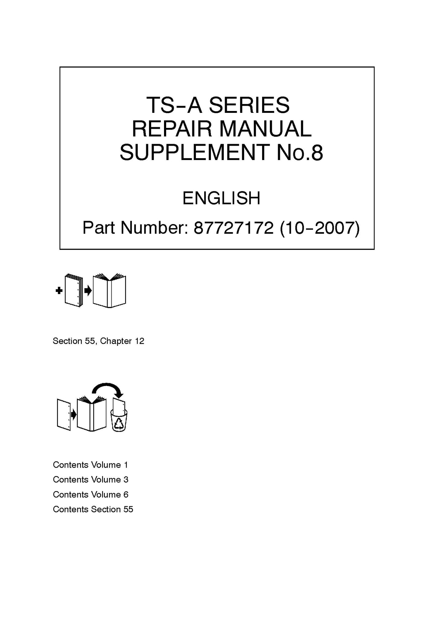 New Holland TS-A Series T6000 Tractor Service Manual (87727172)