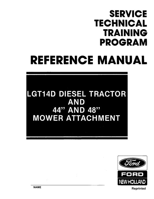 Ford LGT14D Diesel Tractor Reference Manual (40641013)