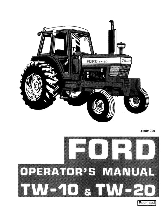 Ford TW10 TW20 Operator's Manual (42001020)