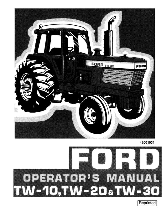 Ford TW10 TW20 TW30 Operator's Manual (42001031)