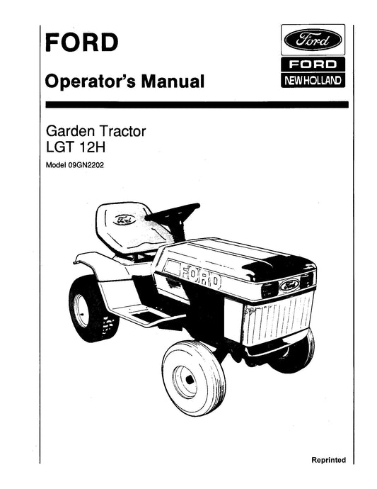 Ford LGT 12H Garden Tractor Operator's Manual (42001211)