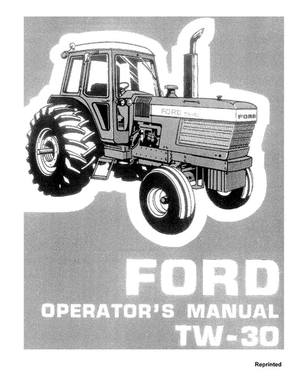 Ford TW 30 Tractor Operator's Manual (42003010)