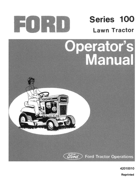 Ford Series 100 Lawn Tractor Operator's Manual (42010010)