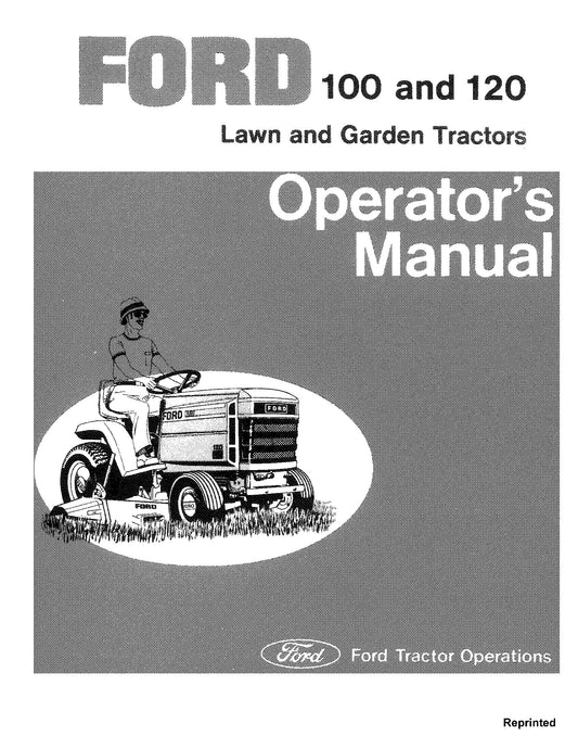 Ford LGT100,120 From 0177 Operator's Manual (42010021)
