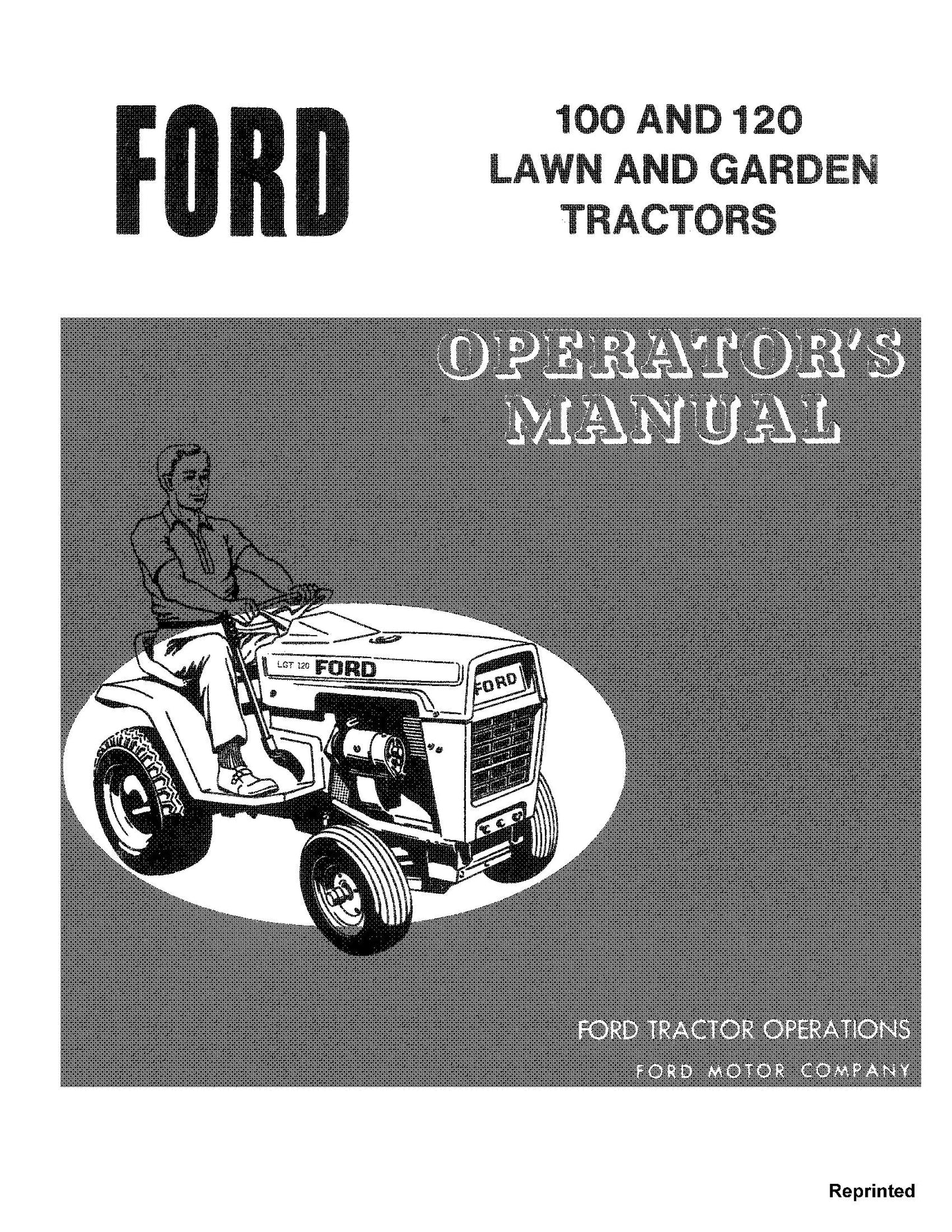 Ford A LGT100,120 BTW 172 & 1276 Operator's Manual (42012020)