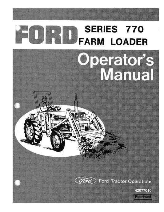 Ford 770 Loader Operator's Manual (42077010)