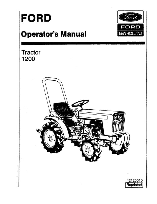 Ford 1200 Tractor Operator's Manual (42120010)