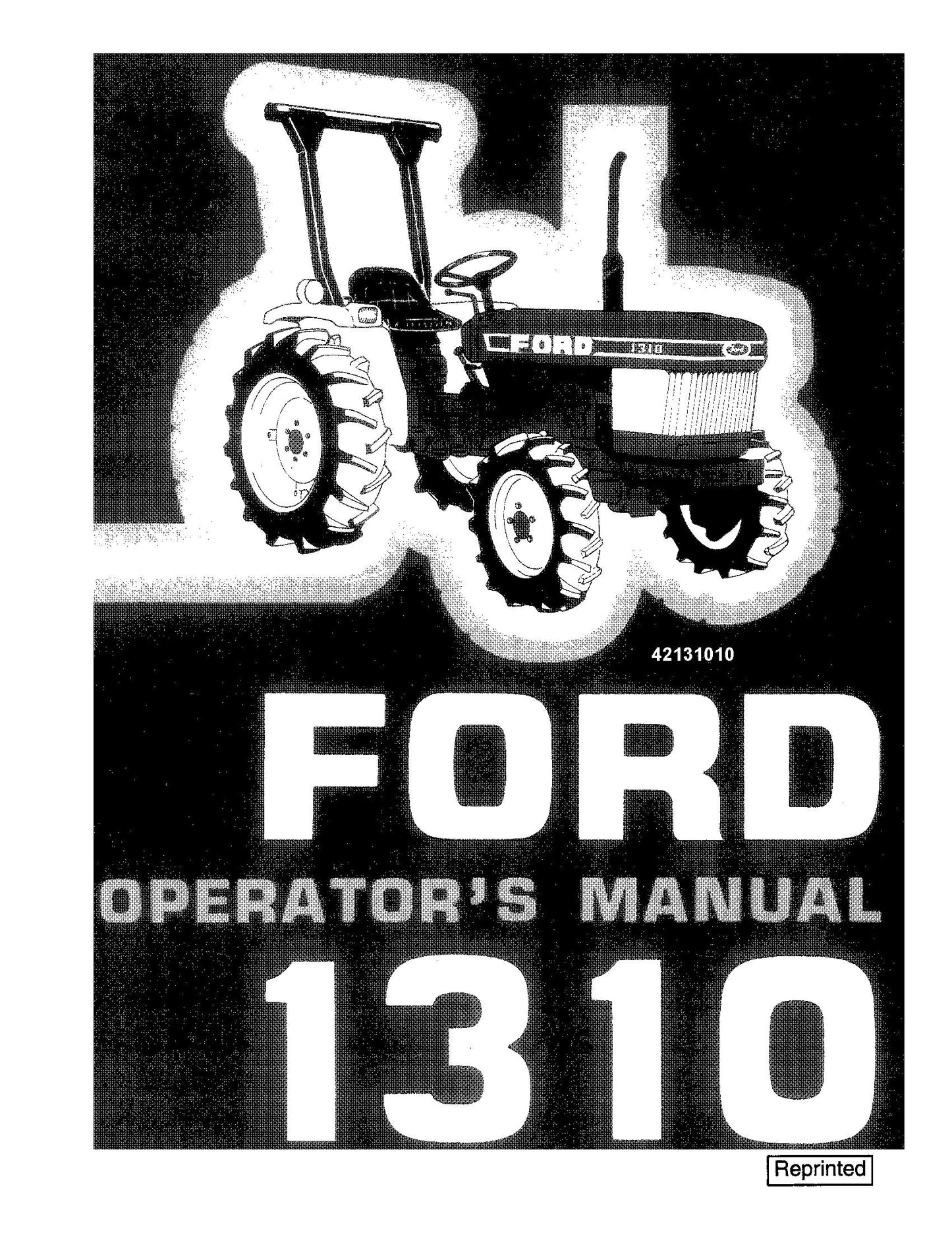 Ford B 1310 Tractor Operator's Manual (42131010)