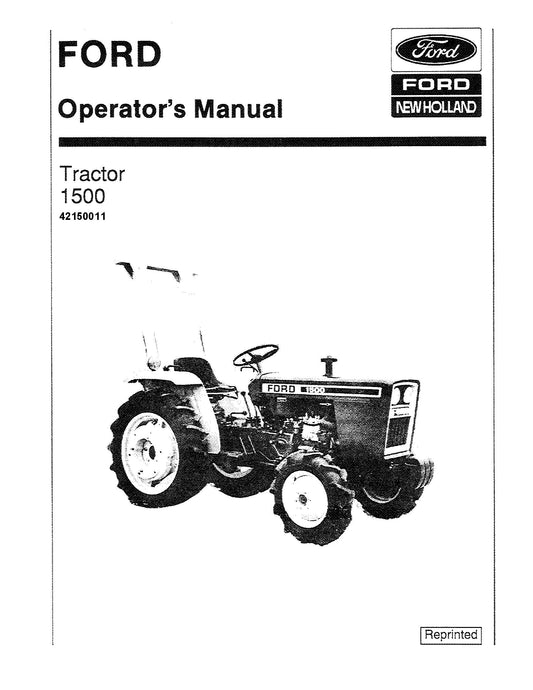 Ford 1500 Tractor Operator's Manual (42150011)