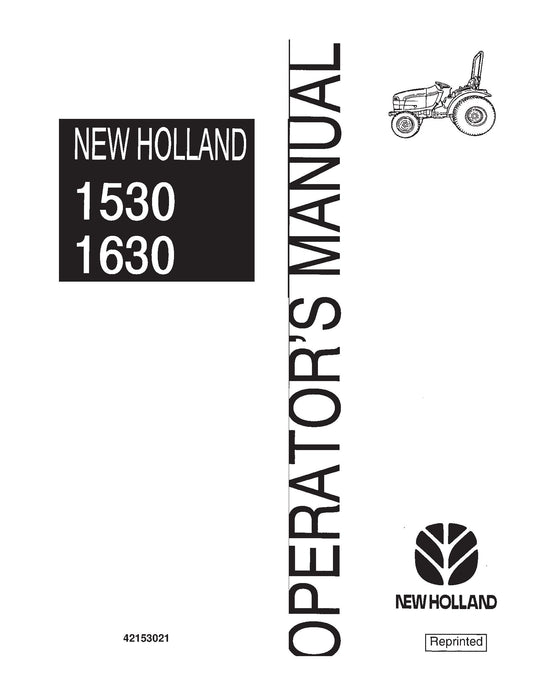 New Holland 1530 1630 Tractor Operator's Manual (42153021)