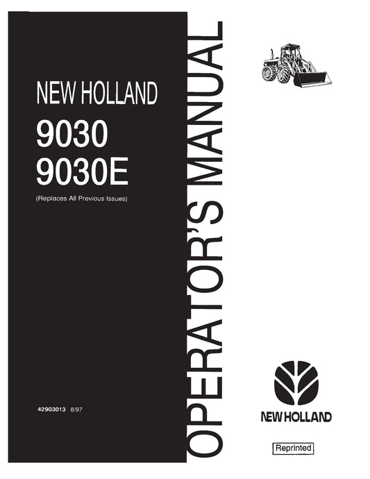 New Holland 9030, 9030e Bi-Directional Tractor Operator's Manual (42903013)
