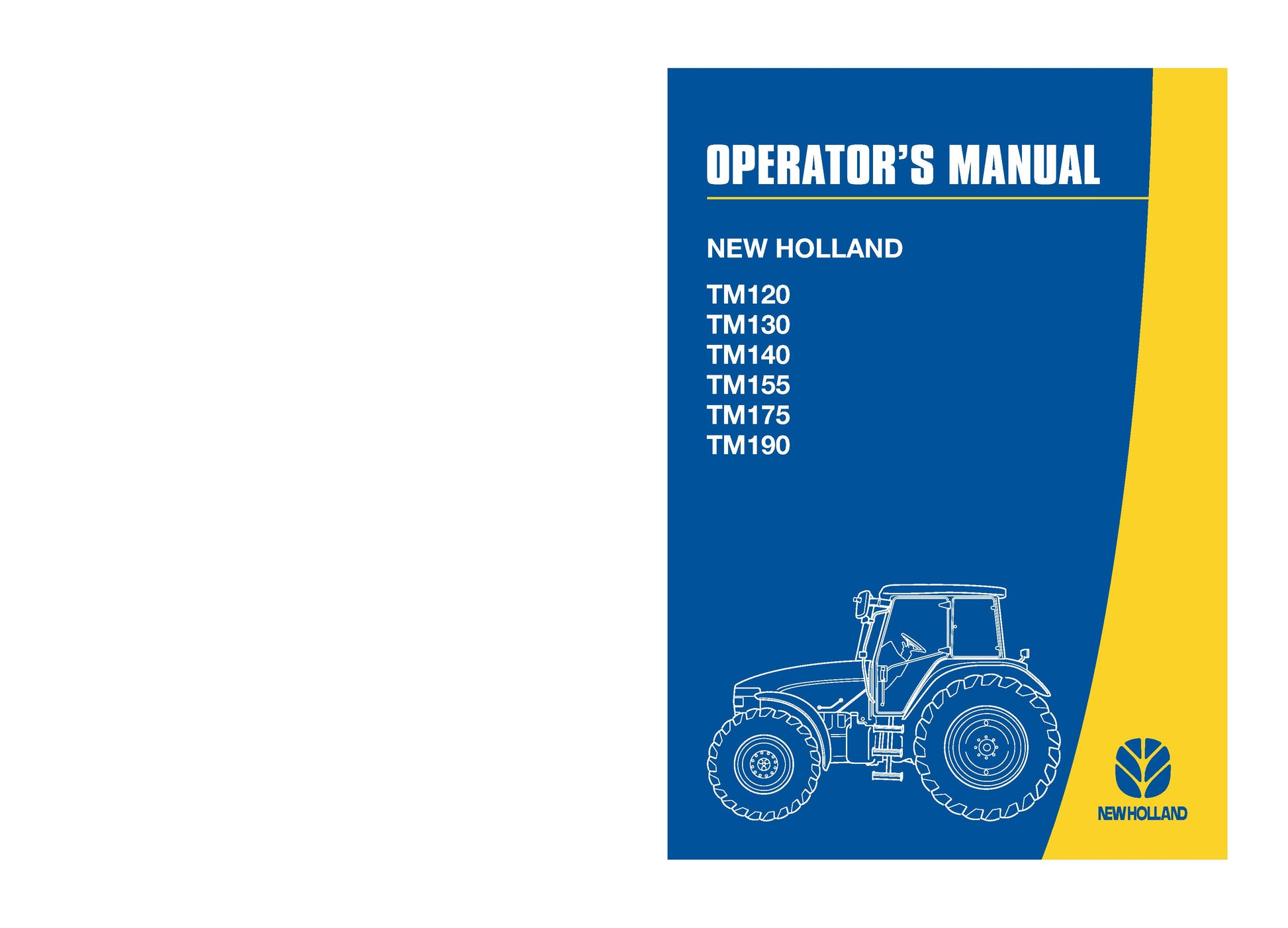 New Holland TM Tractor Operator's Manual (82998443)