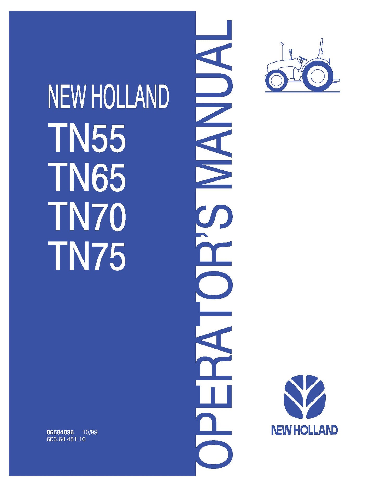 New Holland TN55 TN65 TN70 TN75 Tractor httpwww.dmcretail.comproductSearch.aspx 30072019 Product Search Page 129 of 151 Operator's Manual (86584836)