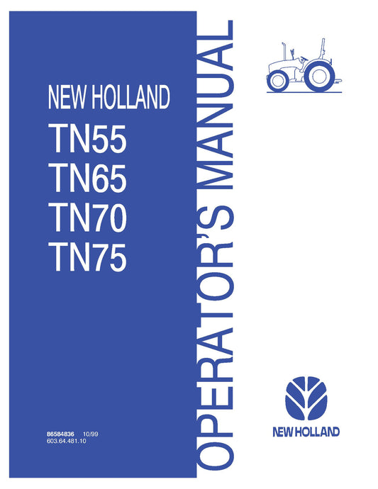 New Holland TN55 TN65 TN70 TN75 Tractor httpwww.dmcretail.comproductSearch.aspx 30072019 Product Search Page 129 of 151 Operator's Manual (86584836)