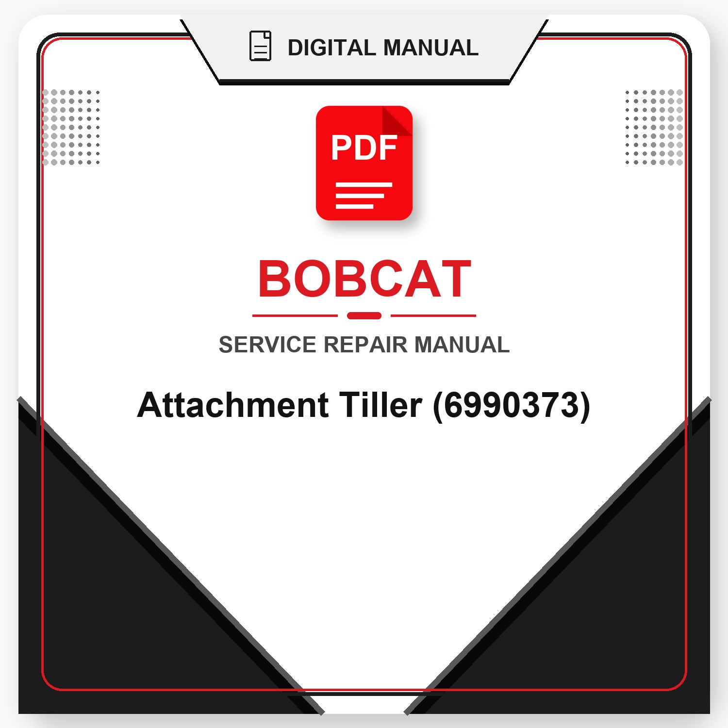 Bobcat Attachment Tiller Service Repair Manual (6990373)