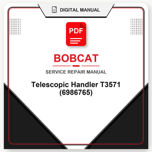 Bobcat Telescopic Handler T3571 Service Repair Manual (6986765)