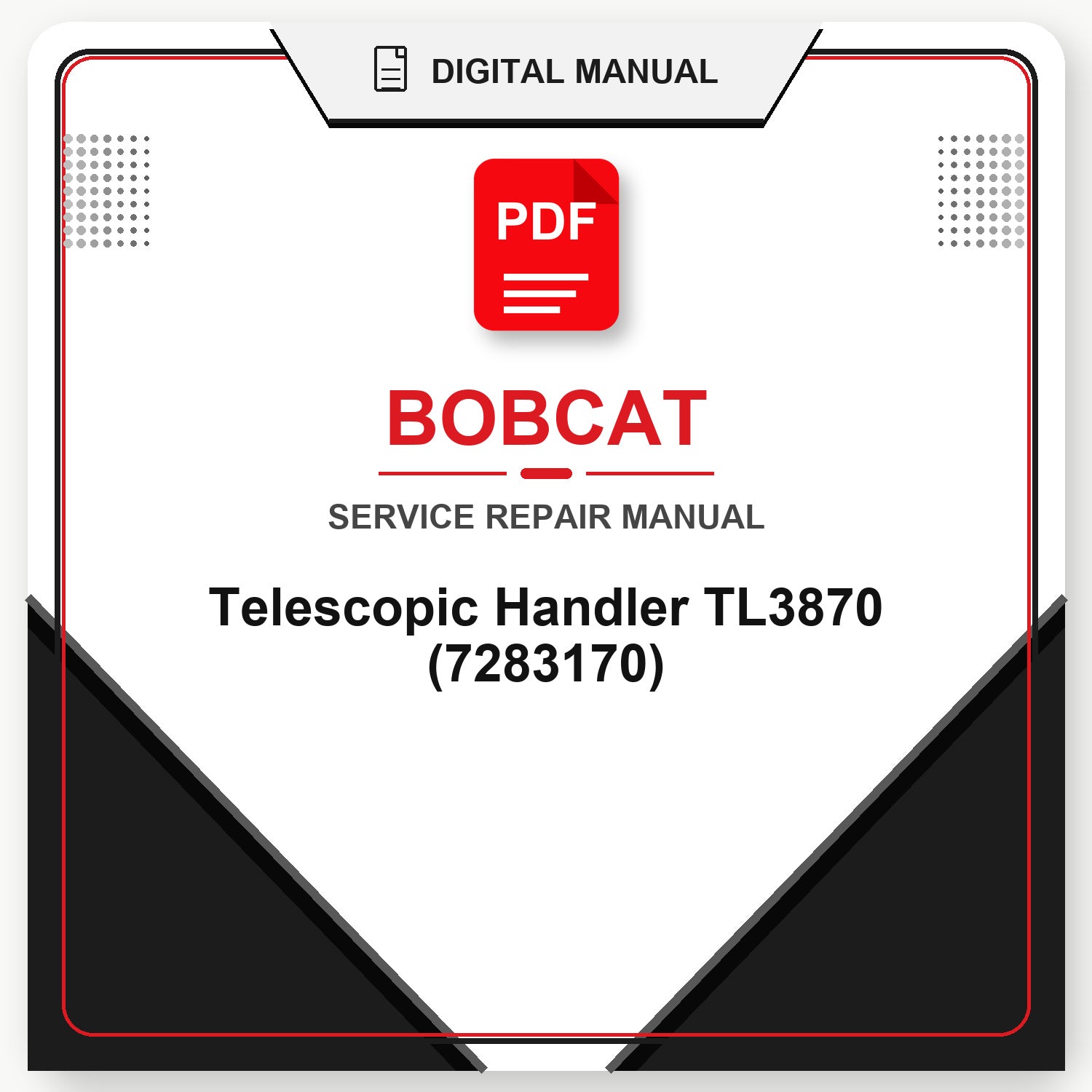 Bobcat Telescopic Handler TL3870 Service Repair Manual (7283170)