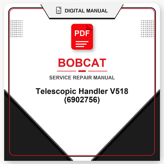 Bobcat Telescopic Handler V518 Service Repair Manual (6902756)