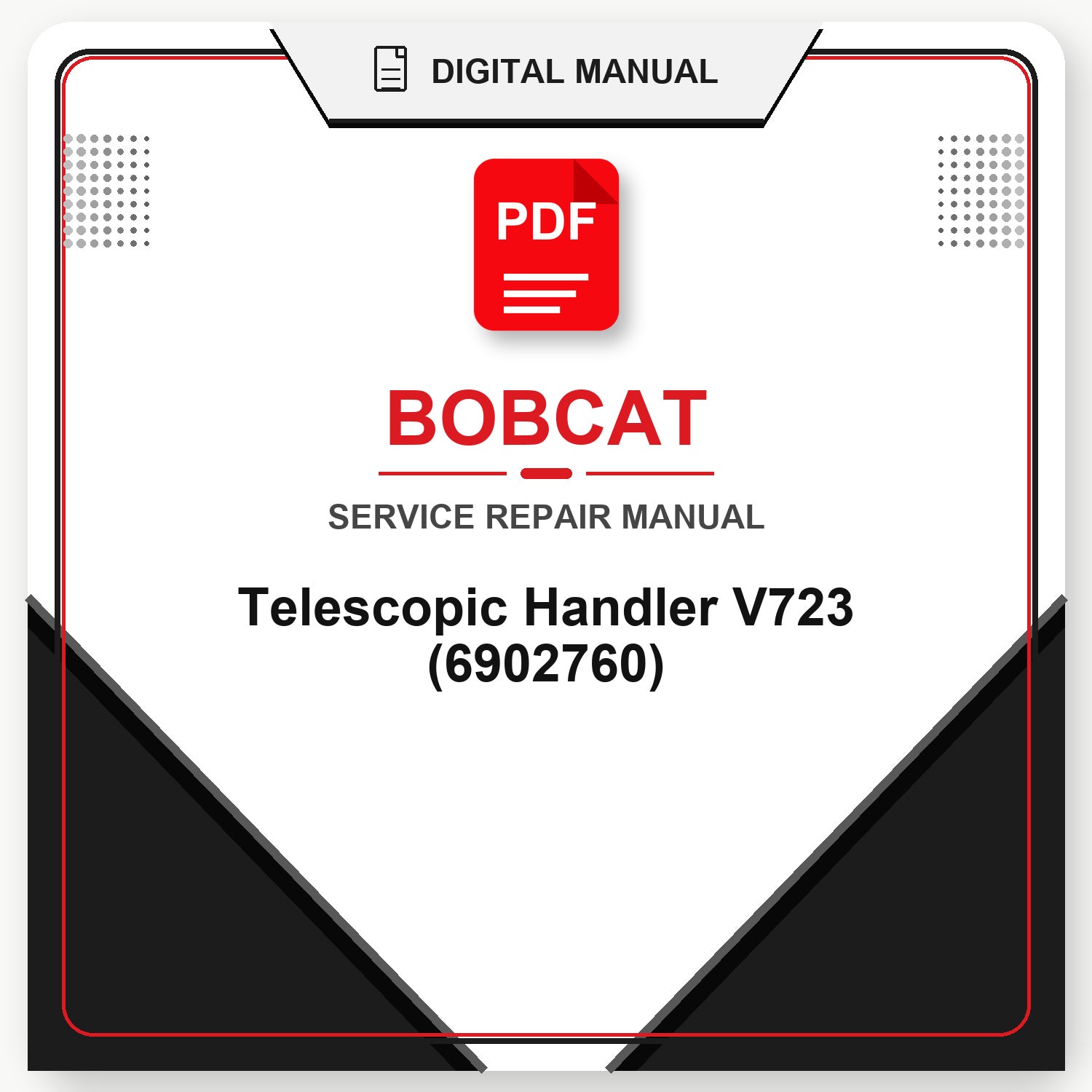 Bobcat Telescopic Handler V723 Service Repair Manual (6902760)