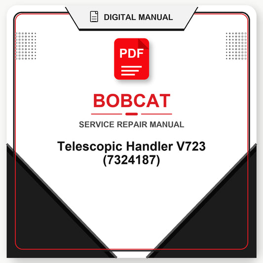 Bobcat Telescopic Handler V723 Service Repair Manual (7324187)