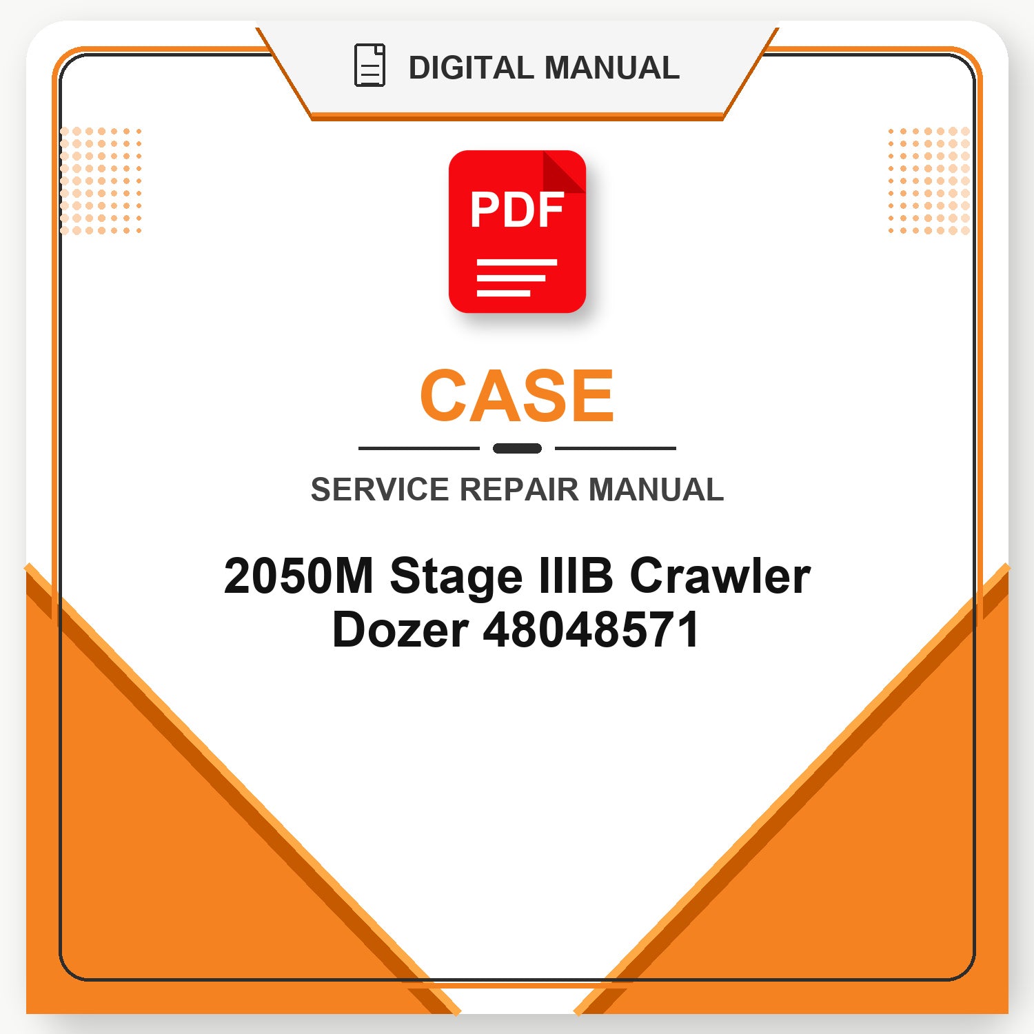 Case 2050M Stage IIIB Crawler Dozer Service Repair Manual 48048571
