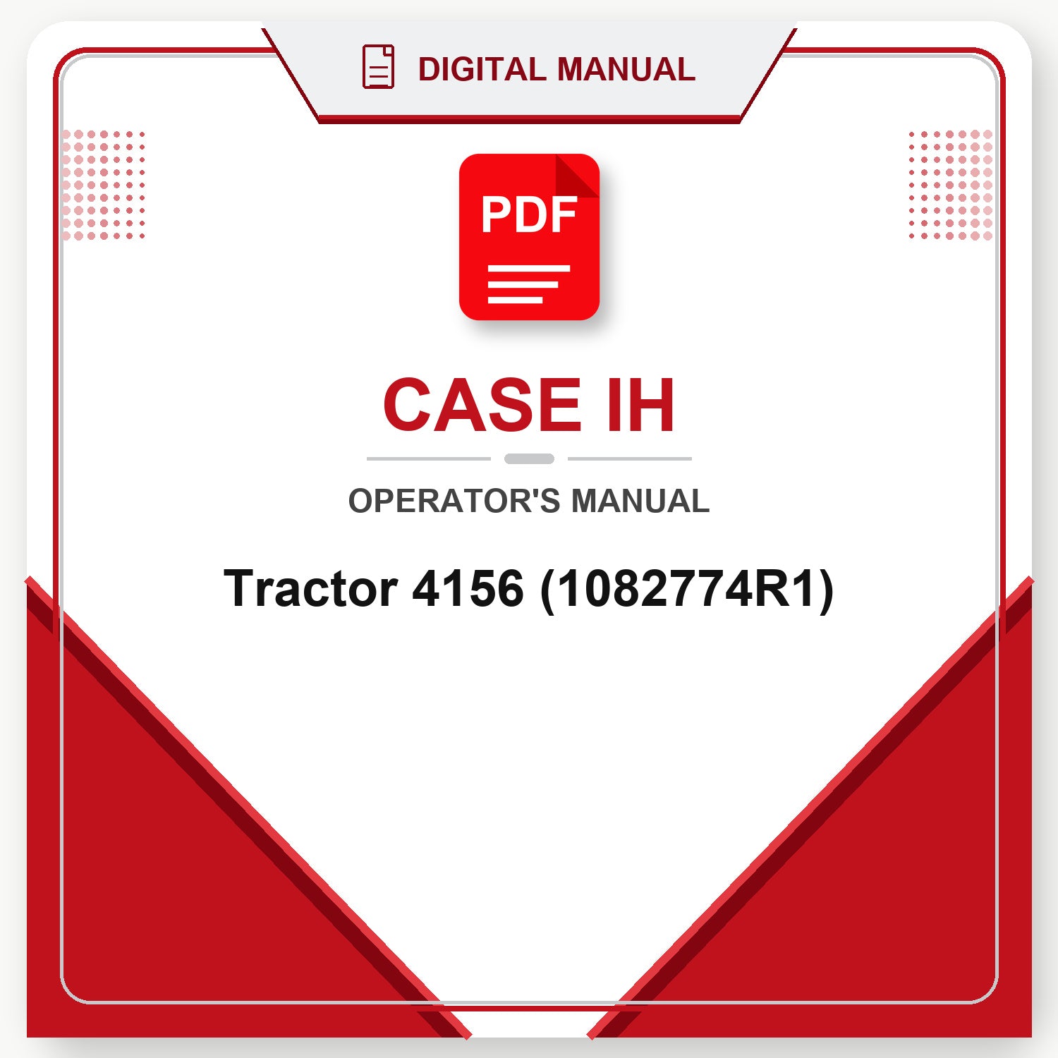 Case IH Tractor 4156 Operator's Manual (1082774R1)