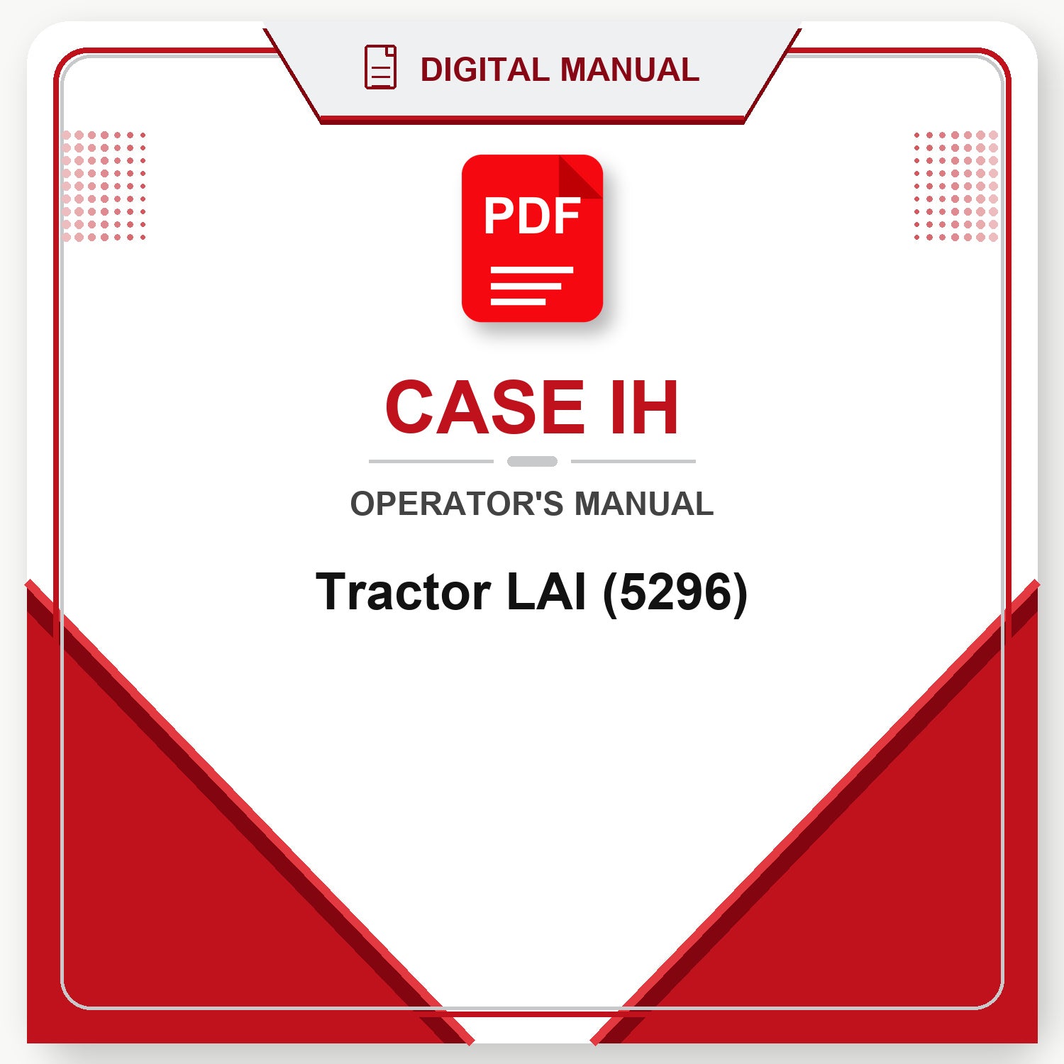 Case IH Tractor LAI Operator's Manual (5296)