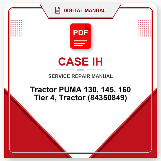 Case IH Tractor PUMA 130, 145, 160 Tier 4, Tractor (84350849)