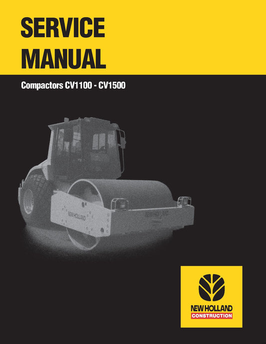 New Holland Compactors CV1100 - CV1500 Service Repair Manual 6045613100