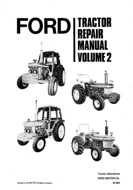 Ford 2610 3610 4110 4610 5610 6610 6710 7610 7710 Tractor Service Repair Manual (81921357)