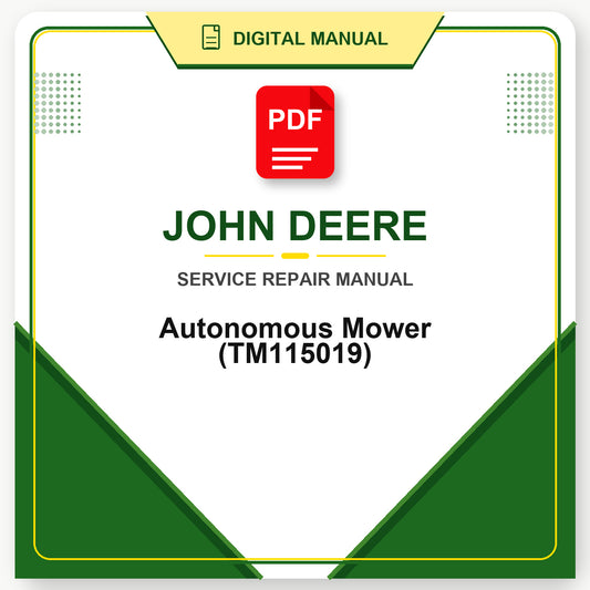 John Deere Autonomous Mower Technical Manual (TM115019)