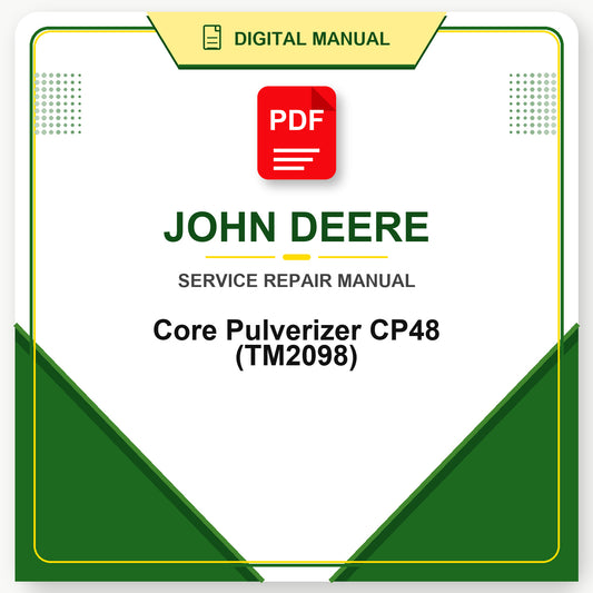 John Deere Core Pulverizer CP48 Technical Manual (TM2098)