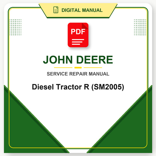 John Deere Diesel Tractor R Service Manual (SM2005)