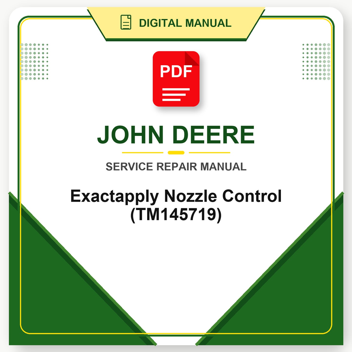 John Deere Exactapply Nozzle Control Technical Manual (TM145719)