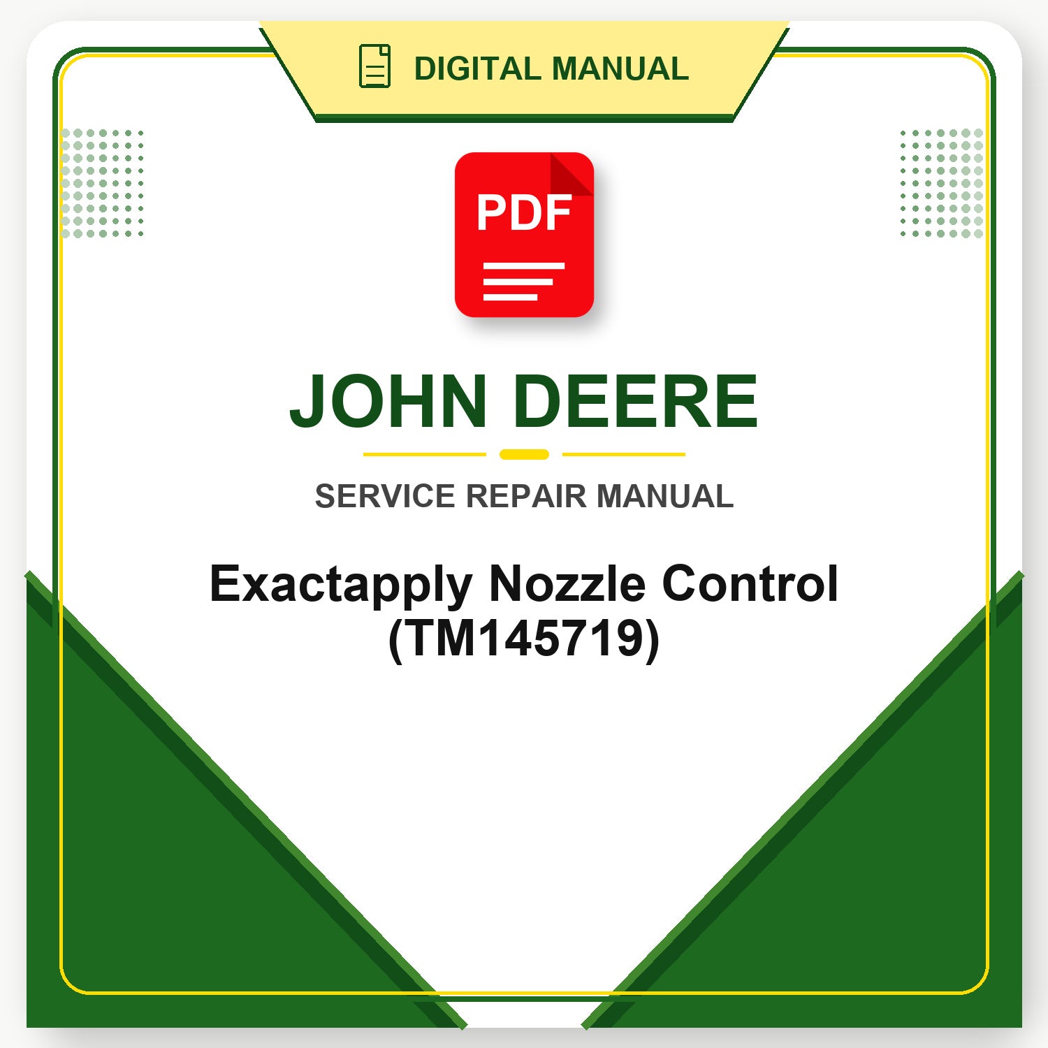 John Deere Exactapply Nozzle Control Technical Manual (TM145719)