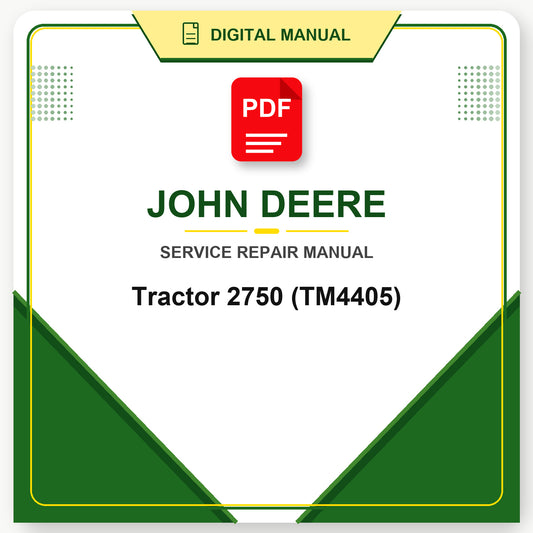 John Deere Tractor 2750 Technical Manual (TM4405)