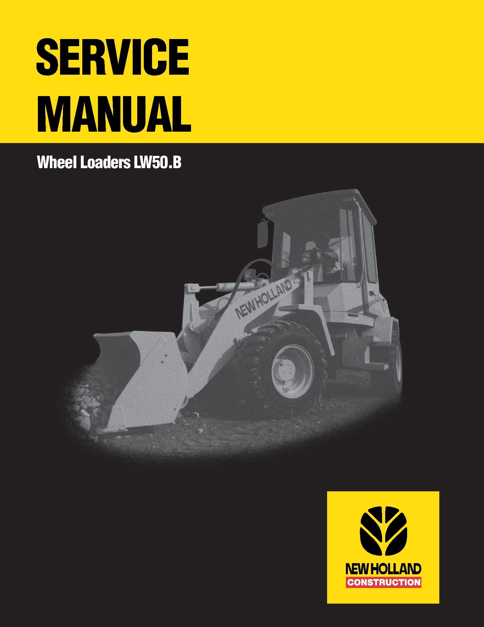 New Holland Wheel Loaders LW50.B Service Manual 73183078