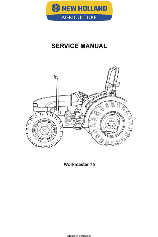 New Holland Workmaster 75 Service Repair Manual 84269855