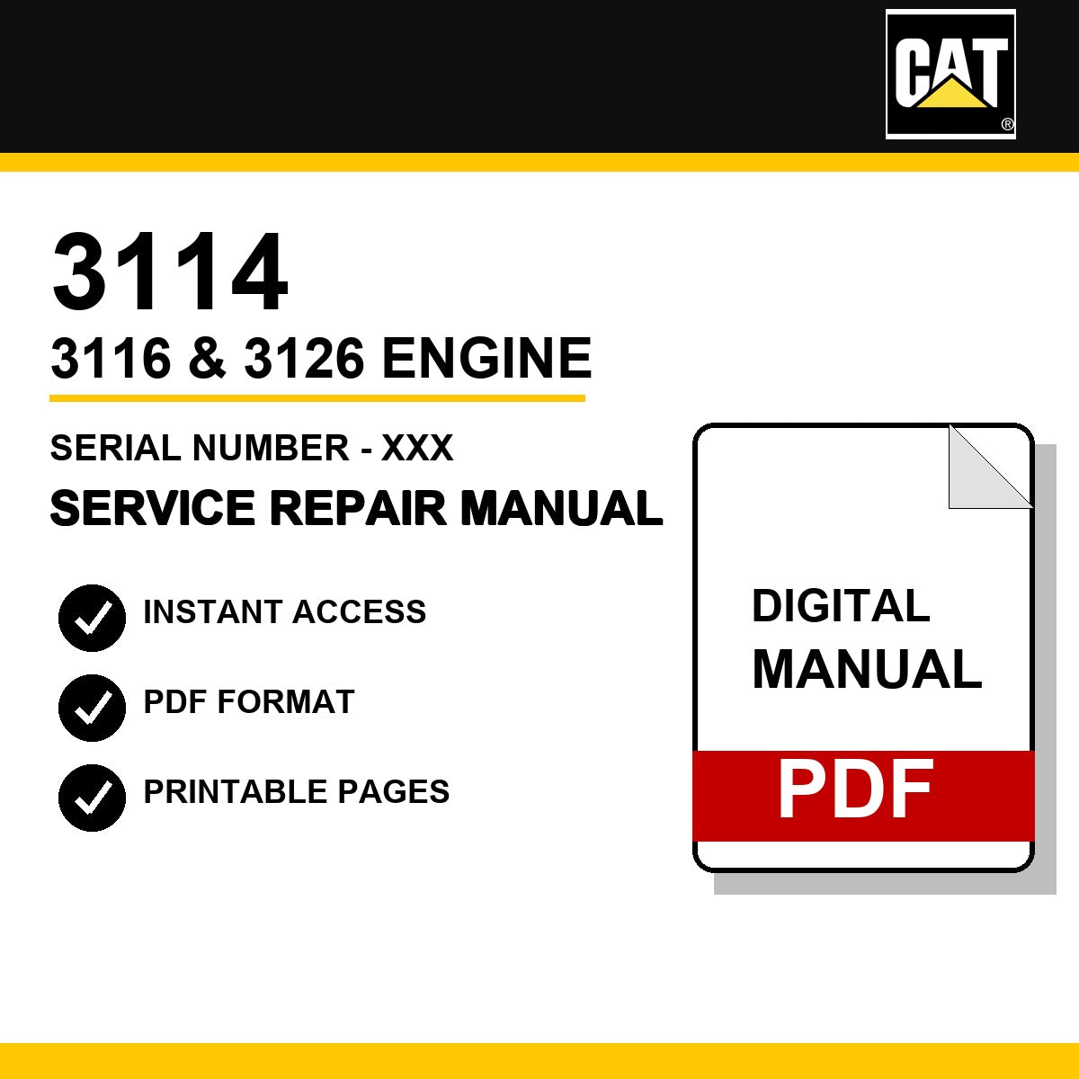 Caterpillar 262C2 Skid Steer Loader Small Serial Number - XXX Service Repair Manual