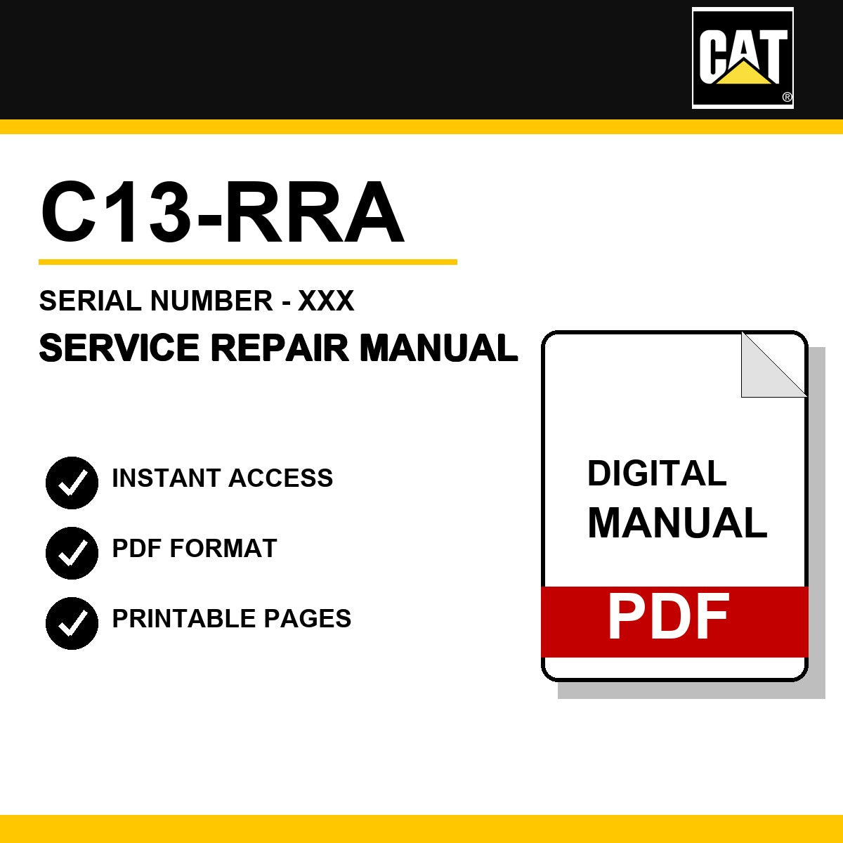 Caterpillar 262C2 Skid Steer Loader Small Serial Number - XXX Service Repair Manual