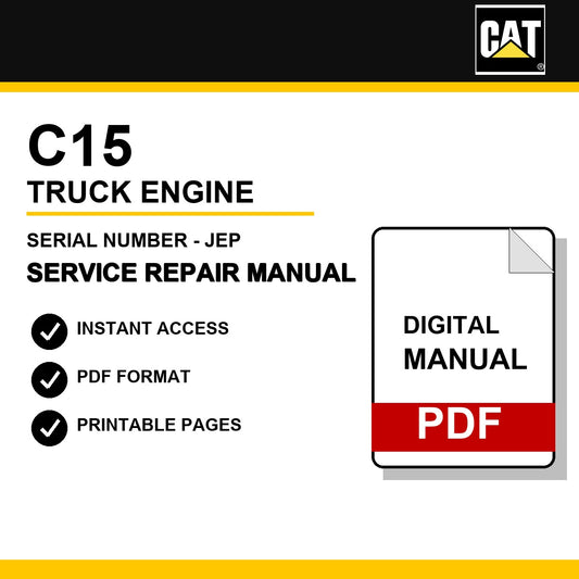 Caterpillar C15 Truck Engine Serial Number - JEP Service Repair Manual
