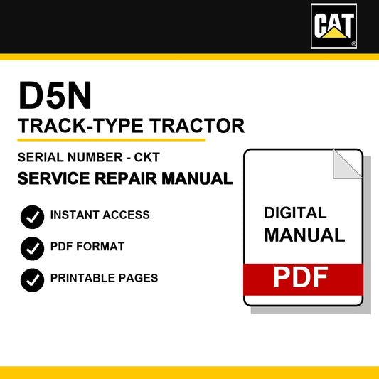 Caterpillar D5N Track-Type Tractor Serial Number - CKT Service Repair Manual