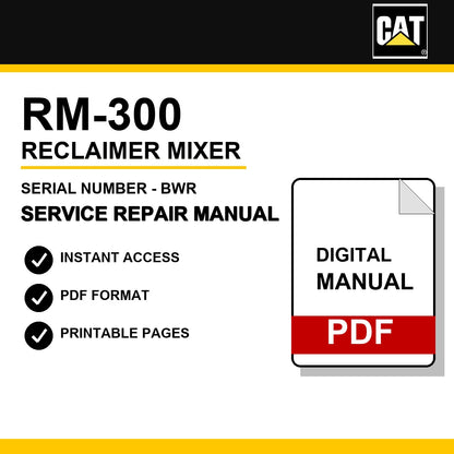Caterpillar 305D CR Mini Hyd Excavator Serial Number - XER Service Repair Manual