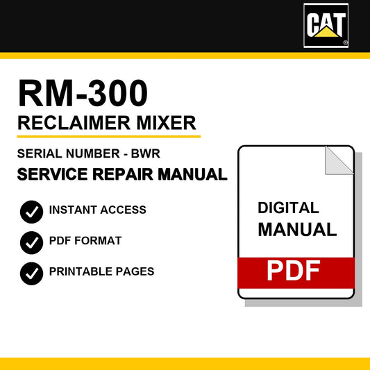 Caterpillar 305D CR Mini Hyd Excavator Serial Number - XER Service Repair Manual